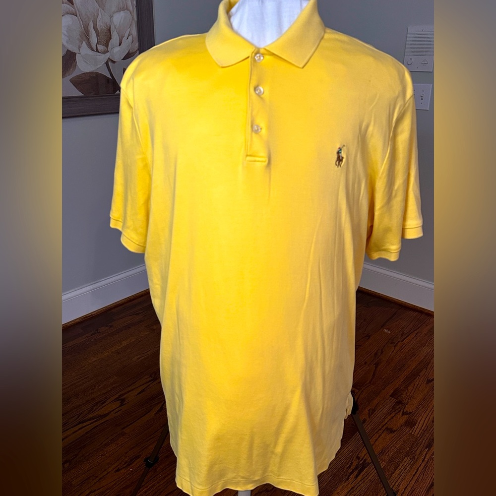 Ralph Lauren yellow polo size L